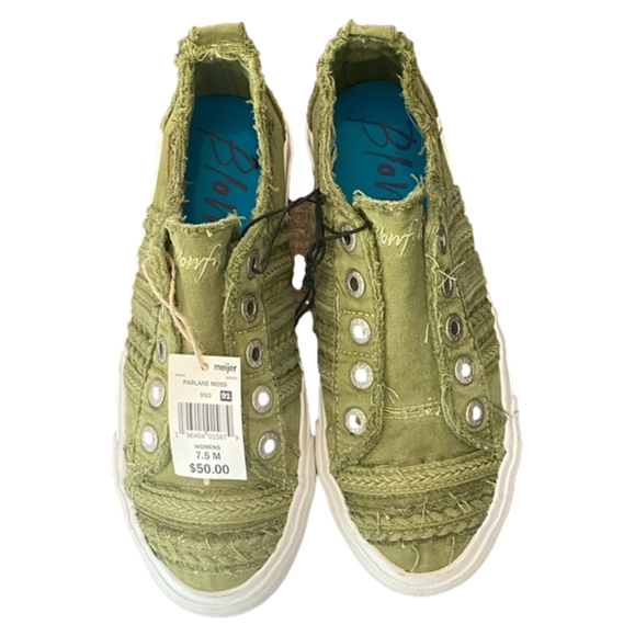 Blowfish Shoes - Blowfish Malibu Miss Green Tennis Shoes Size 7.5 NWT